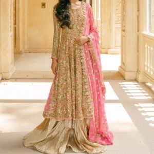 PAKISTANI INDIAN DRESS AYLA NOOR SITARA 3 PIECE STITCHED SUIT